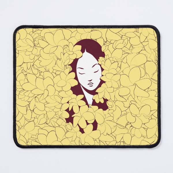 Item preview, A Girl with Flowers (yellow edition) designed and sold by Juliette Lancien.