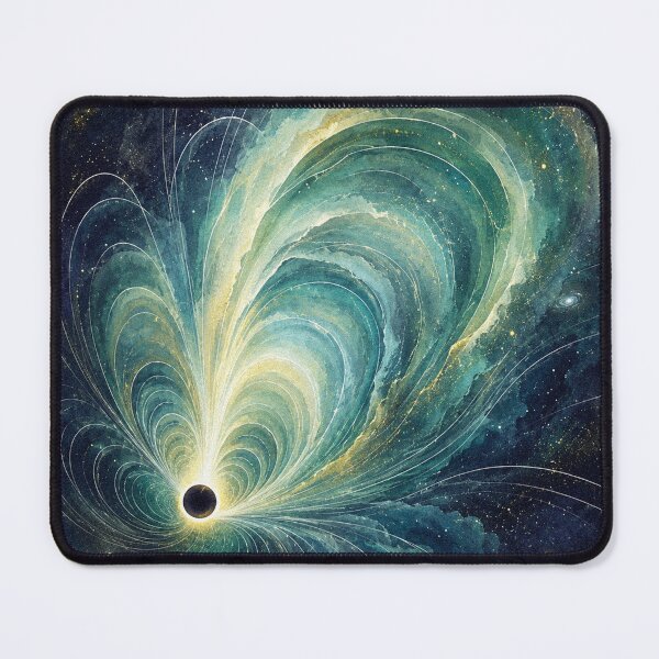 Item preview, Turquoise Cosmic Vortex Cosmic Illustration designed and sold by AHOK-lab.