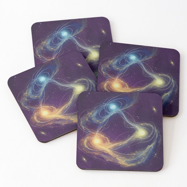 Item preview, Triangular Galaxy Orbit Cosmic Illustration designed and sold by AHOK-lab.
