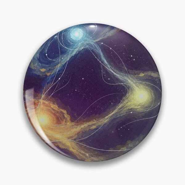 Item preview, Triangular Galaxy Orbit Cosmic Illustration designed and sold by AHOK-lab.