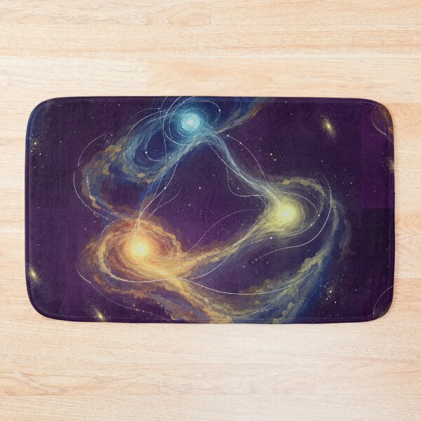 Item preview, Triangular Galaxy Orbit Cosmic Illustration designed and sold by AHOK-lab.