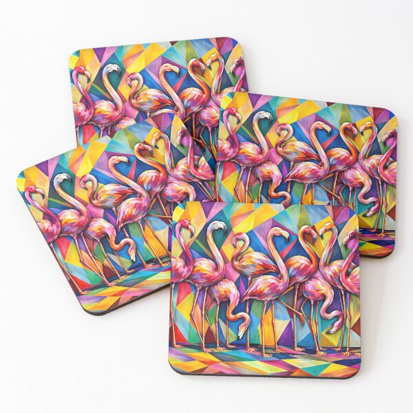 Item preview, Colorful Flamingo Array designed and sold by cuprum.