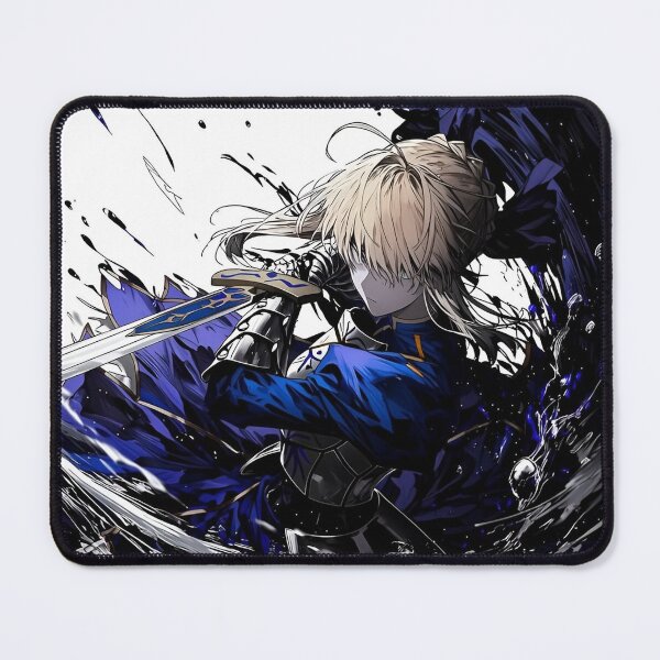 Item preview, Saber Alter Anime Poster | Fate Stay Night Dark Knight Art | Excalibur Anime Aesthetic Graphic Design designed and sold by Dyan4.