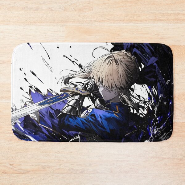 Item preview, Saber Alter Anime Poster | Fate Stay Night Dark Knight Art | Excalibur Anime Aesthetic Graphic Design designed and sold by Dyan4.