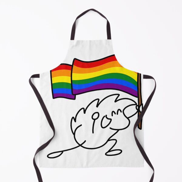 Item preview, Terrisson brandishes the pride flag designed and sold by LUniqueTef.