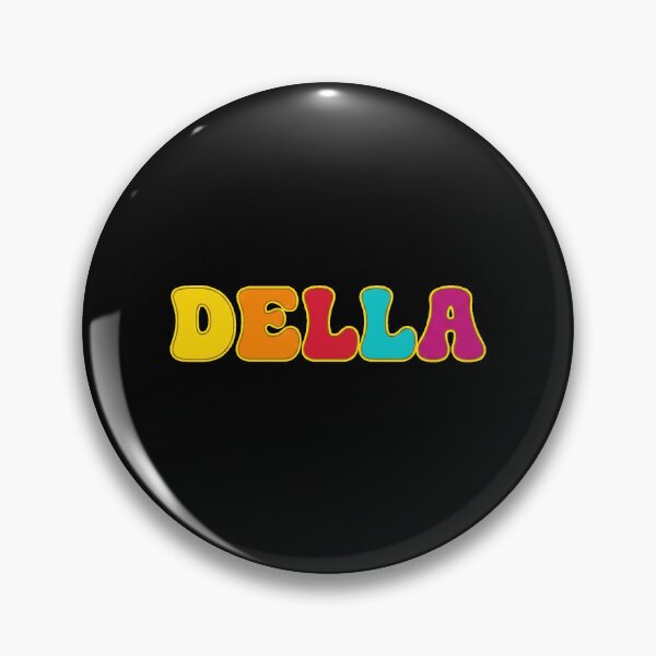 Item preview, ❤️ Della Personalized Name Wavy Retro Shirt, Coffee Mug, Sticker Gift designed and sold by HelixPedia.