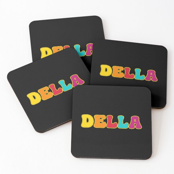 Item preview, ❤️ Della Personalized Name Wavy Retro Shirt, Coffee Mug, Sticker Gift designed and sold by HelixPedia.