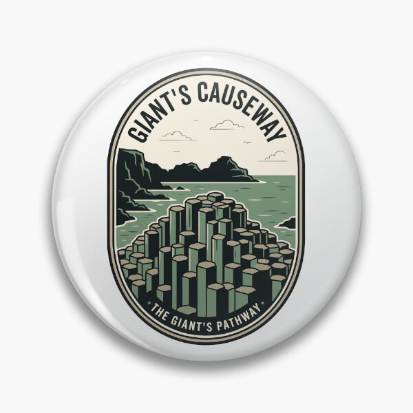 Item preview, Giant's Causeway Northern Ireland Vintage Travel Badge designed and sold by k3rstman1.