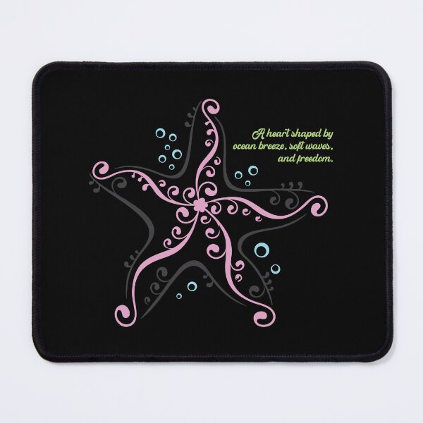 Item preview, Pastel Starfish Ocean Breeze Quote designed and sold by graphicnew.