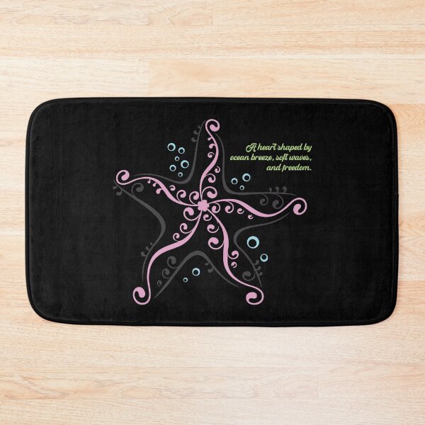 Item preview, Pastel Starfish Ocean Breeze Quote designed and sold by graphicnew.