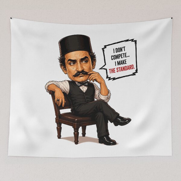 Item preview, Vintage Gentleman Quote Cartoon Vector Illustration designed and sold by Krincydigitalart.