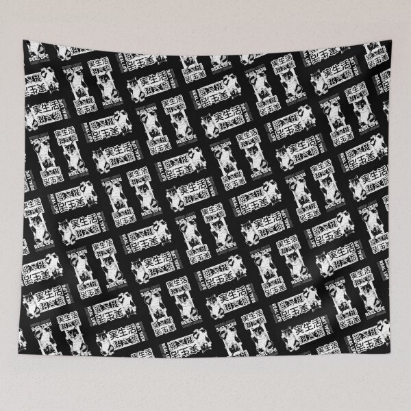 Item preview, Maneki Neko – Lucky Cat (black and white edition) designed and sold by Juliette Lancien.