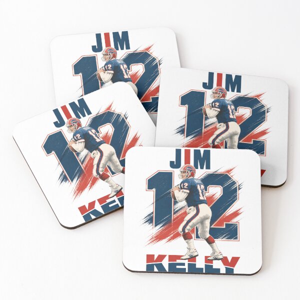 Item preview, Jim Kelly 12 Retro Buffalo Football Art designed and sold by Thogan0416.