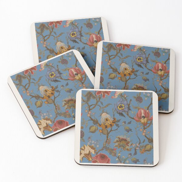 Item preview, William Morris Flowers blue back, Morris William Wall Art, William Morris Print, William Morris green designed and sold by re-make-.