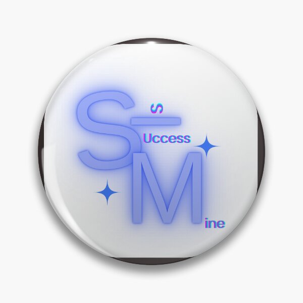 Item preview, Glowing Success Is Mine Neon Typography Logo designed and sold by bhadxogshopping.