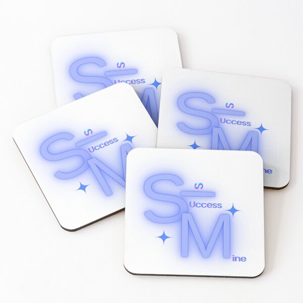 Item preview, Glowing Success Is Mine Neon Typography Logo designed and sold by bhadxogshopping.