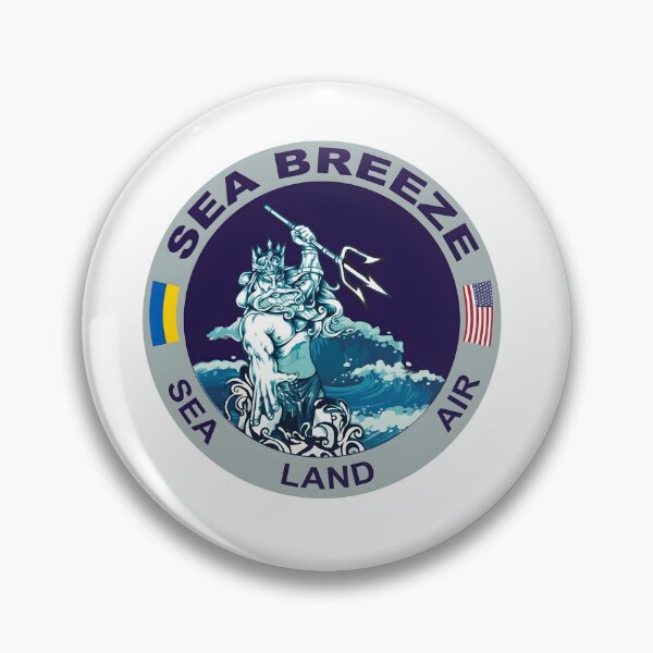 Item preview, Exercise Sea Breeze Military Emblem designed and sold by CharlieDesings.