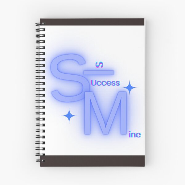 Item preview, Glowing Success Is Mine Neon Typography Logo designed and sold by bhadxogshopping.