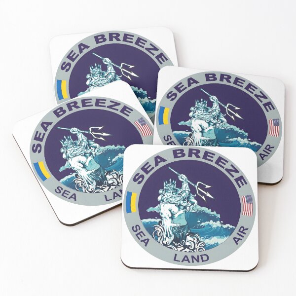 Item preview, Exercise Sea Breeze Military Emblem designed and sold by CharlieDesings.