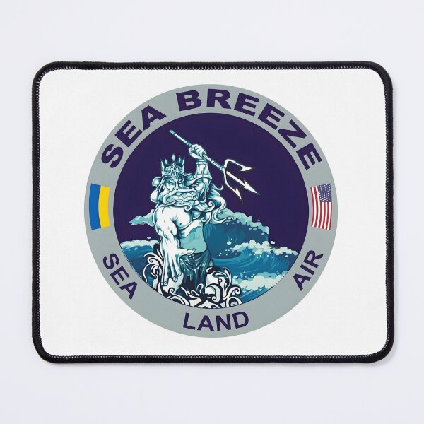Item preview, Exercise Sea Breeze Military Emblem designed and sold by CharlieDesings.