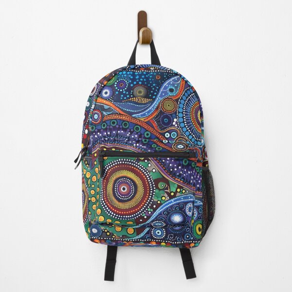 Item preview, Aboriginal Inspired Dot Art - Abstract Nature Pattern designed and sold by GrinGalore.