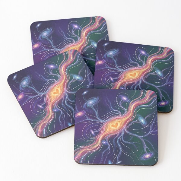 Item preview, Cosmic Heart Flow Cosmic Illustration designed and sold by AHOK-lab.