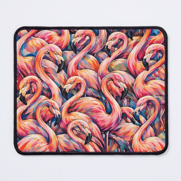 Item preview, Vibrant Flamingo Flock designed and sold by cuprum.