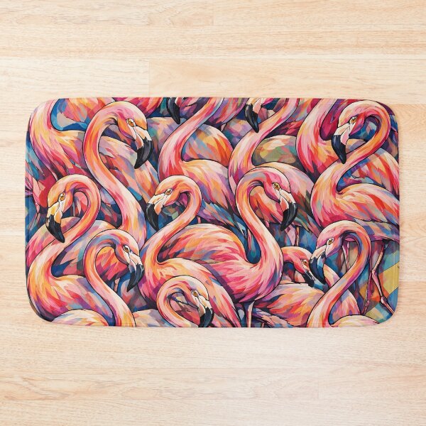 Item preview, Vibrant Flamingo Flock designed and sold by cuprum.