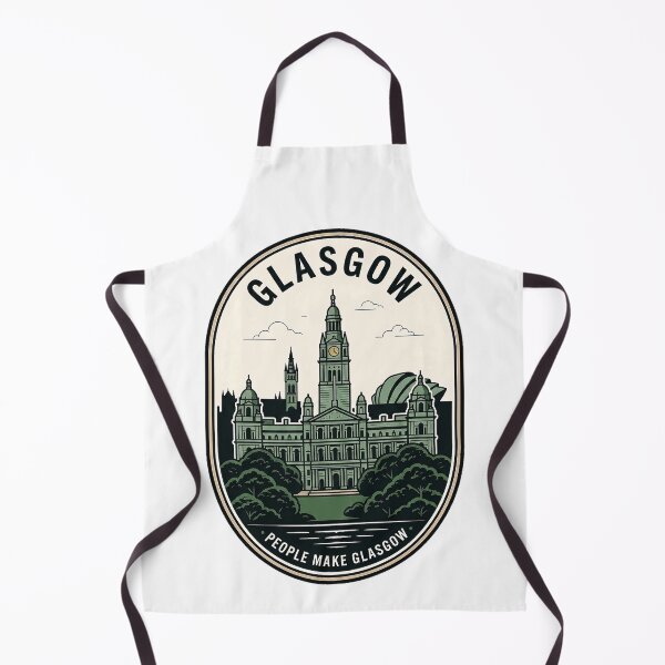 Item preview, Vintage Glasgow Scotland City Chambers Skyline Badge designed and sold by k3rstman1.