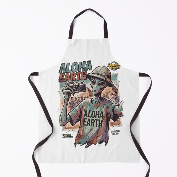 Item preview, Aloha Earth Alien Tourist – Vintage Egyptian Adventure Souvenir designed and sold by HornbillDesign.