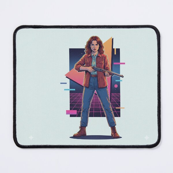 Item preview, Young Woman - Retro Shotgun and Determined Gaze designed and sold by AnimeShin.