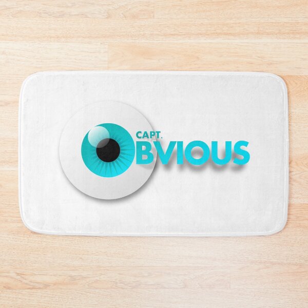 Item preview, Capt. Obvious designed and sold by Andrew McClain.