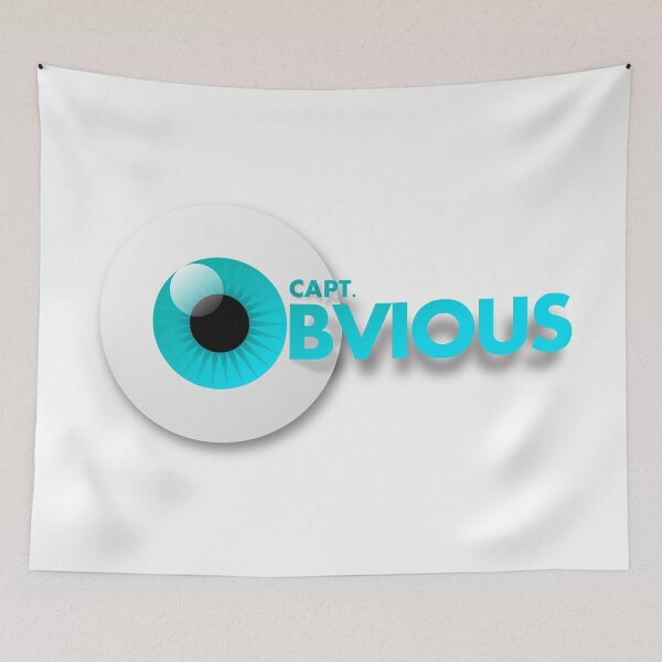 Item preview, Capt. Obvious designed and sold by Andrew McClain.