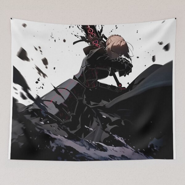 Item preview, Saber Alter Dark Excalibur Poster | Fate Anime Black Knight Art | Epic Anime Sword Aesthetic designed and sold by Dyan4.