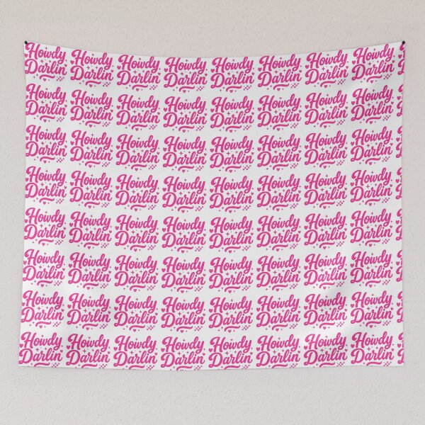 Item preview, Howdy Darlin Retro Pink Cowgirl Sticker designed and sold by PinkRodeoStudio.