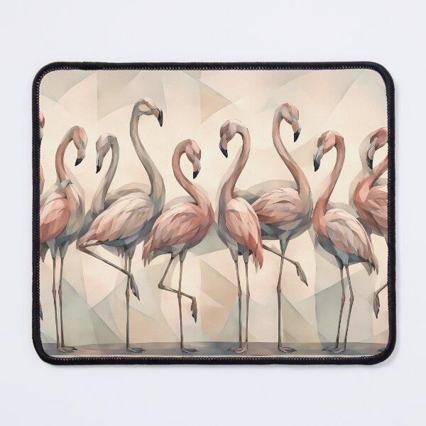 Item preview, Elegant Flamingo Parade designed and sold by cuprum.