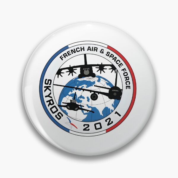 Item preview, French Air & Space Force Skyros 2021 Mission Emblem designed and sold by CharlieDesings.