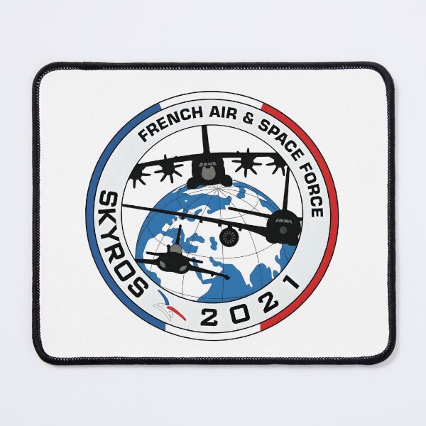 Item preview, French Air & Space Force Skyros 2021 Mission Emblem designed and sold by CharlieDesings.