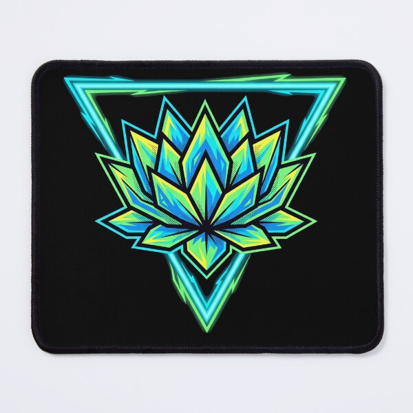 Item preview, Neon Geometric Glowing Lotus designed and sold by TeNovaStudio.