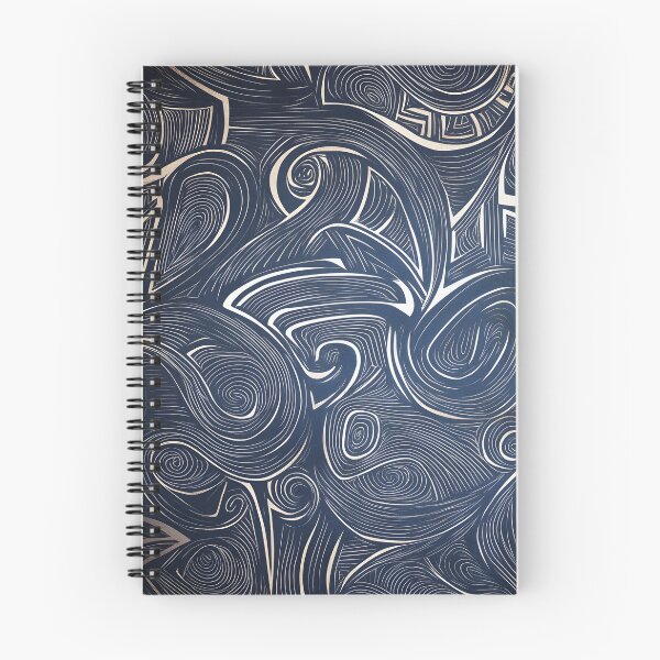 Item preview, New Zealand Māori Paua Pattern Koru Design 914 designed and sold by GrinGalore.