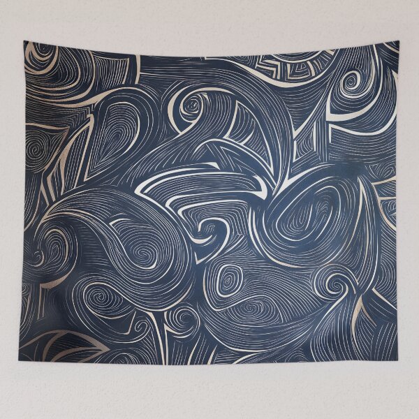 Item preview, New Zealand Māori Paua Pattern Koru Design 914 designed and sold by GrinGalore.
