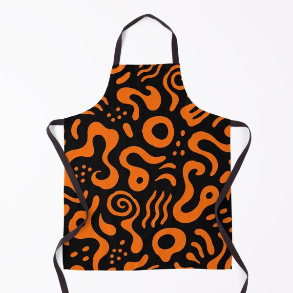 Item preview, Retro Tangerine Scribble Seamless Pattern designed and sold by optimusprime39.