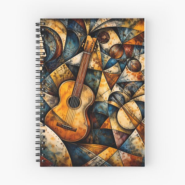 Item preview, Cubist Guitar and Faces Composition designed and sold by cuprum.