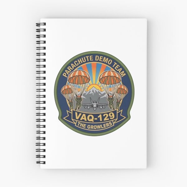Item preview, VAQ-129 Parachute Demo Team Military Patch designed and sold by CharlieDesings.