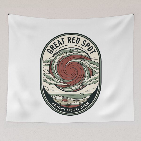 Item preview, Vintage Jupiter Great Red Spot Space Storm designed and sold by k3rstman1.