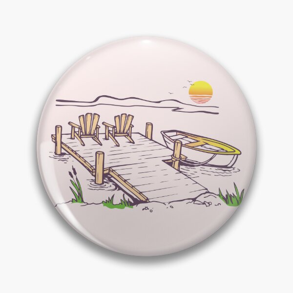 Artikelvorschau, Sunset Lake Dock Escape entworfen und verkauft von graphicnew.