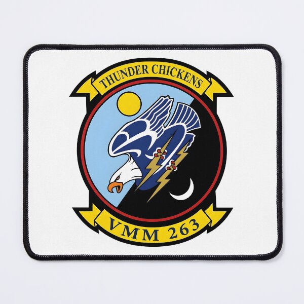 Item preview, VMM-263 Thunder Chickens Squadron Insignia designed and sold by CharlieDesings.