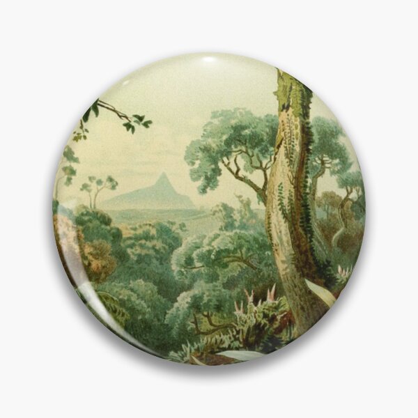Item preview, Vintage Tropical Forest Landscape - Antique Botanical Study designed and sold by NaturaliaStudio.
