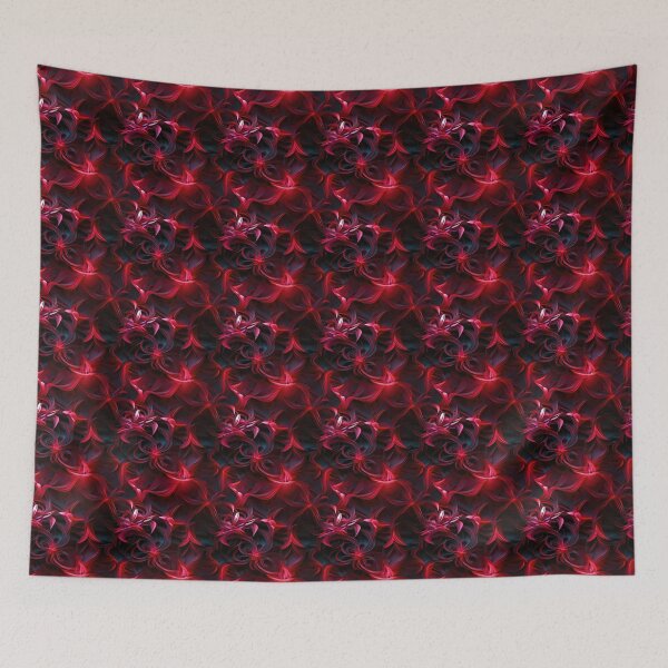 Item preview, Red Fractal Elegance, Mathematical Beauty designed and sold by helgekerler.