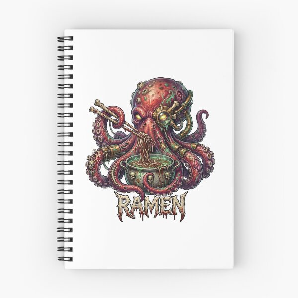 Item preview, Octopus Eating Ramen designed and sold by SignalStatic.